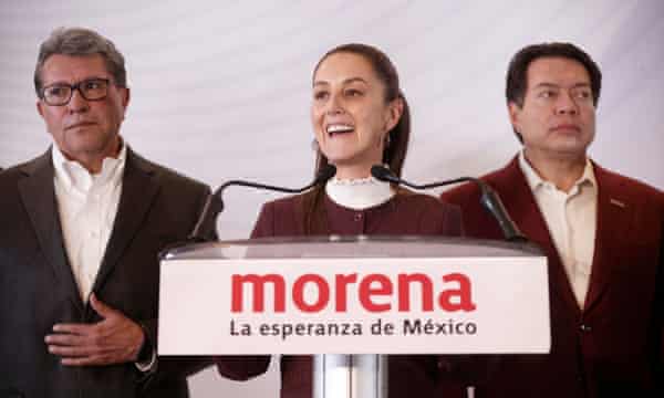 Mexican presidential candidate Claudia Sheinbaum pictured in February.
