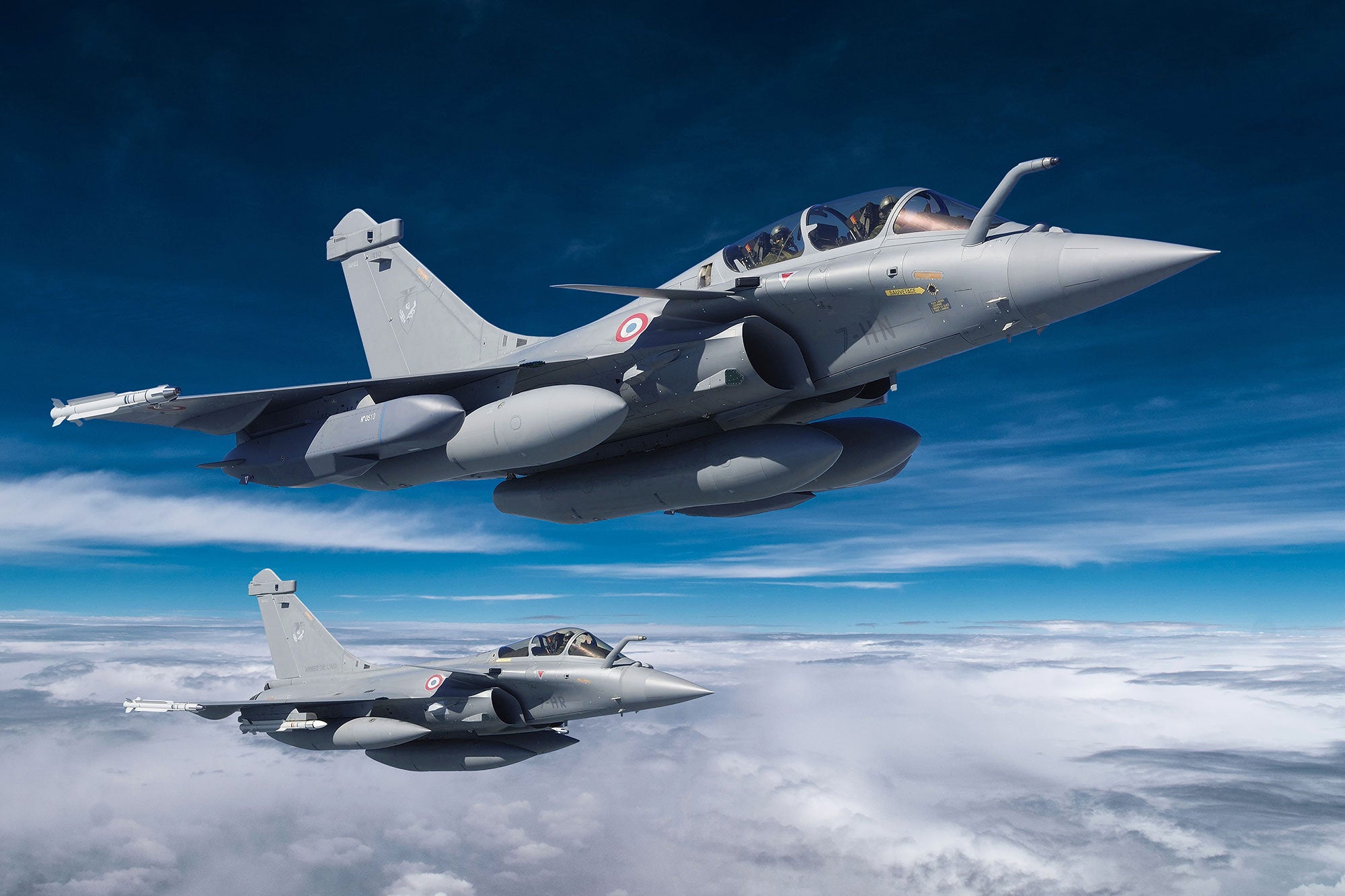 Rafale fighter aircraft 