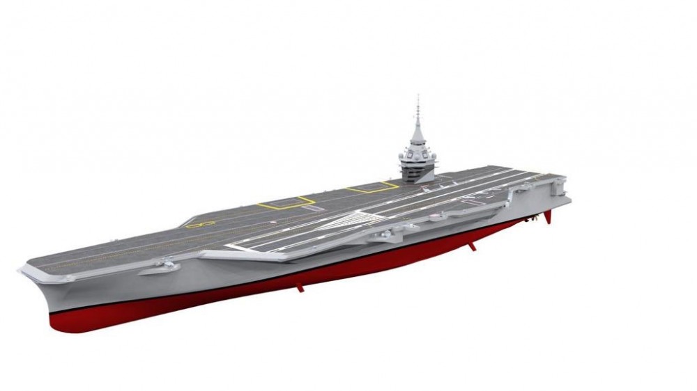 frence new aircraft carrier
