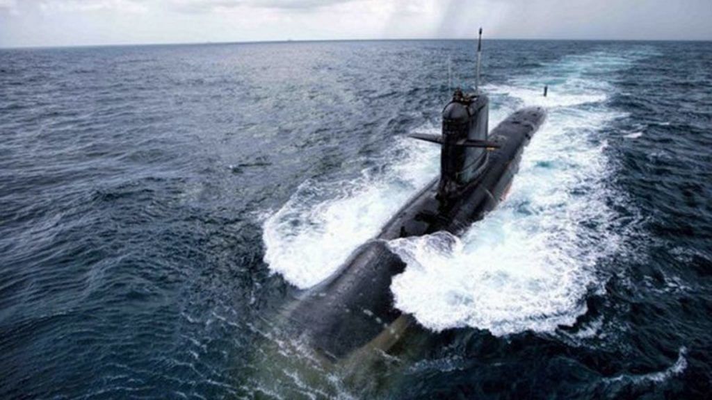 A Scorpene class submarine of the Indian Navy | Photo courtesy: Naval Group