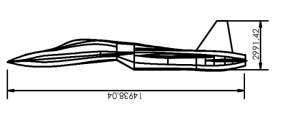 1 Dimension of Gripen wing on the Sukhoi Su-30 body model 2.jpg