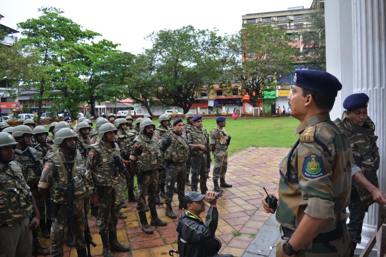 13 Goa police ATS squads performs mock drill in casino BIG DADDY.(24102019).jpg