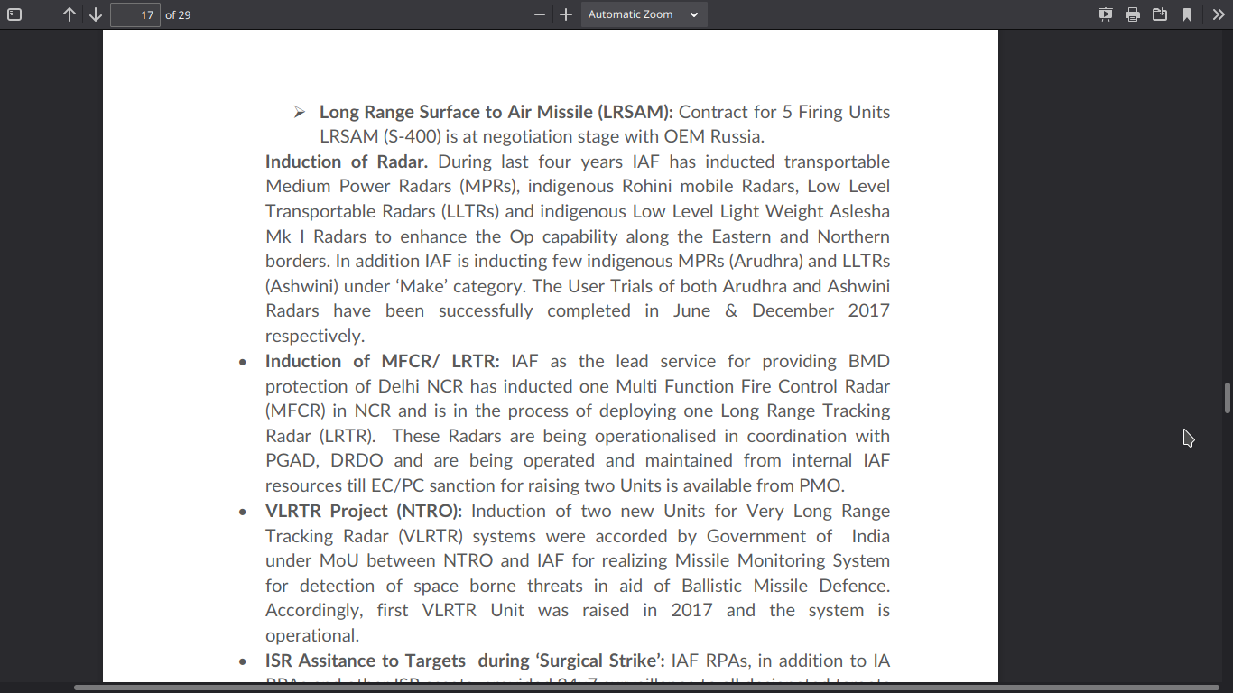 2 units of VLRTR radar sanctioned one unit operational .png