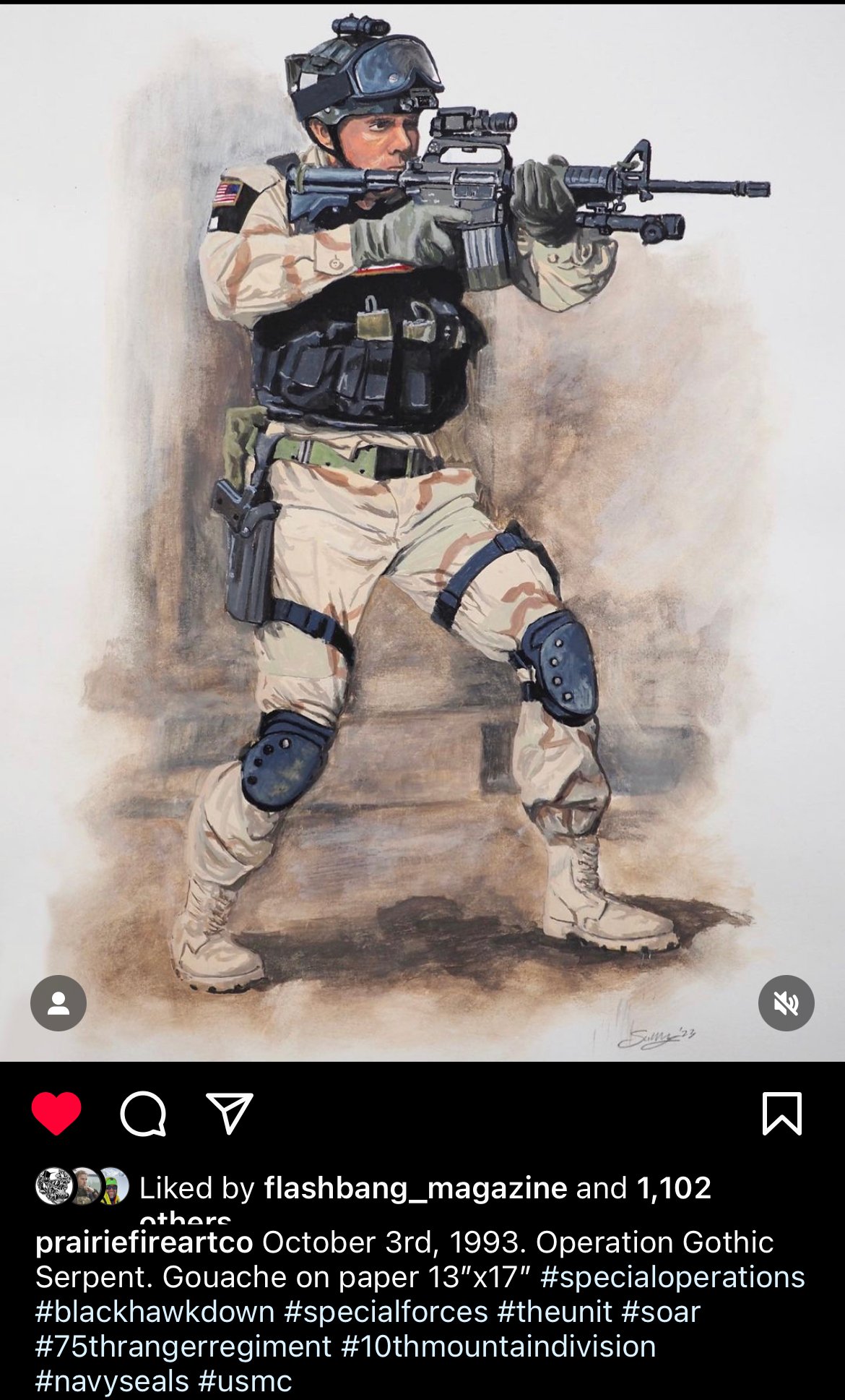 Army Special Forces (Commandos) – Prairie Fire Art