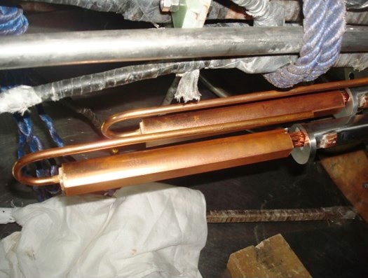 A pair of fabricated coil and current lead lap joint.jpg