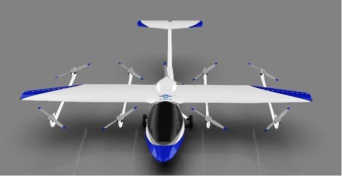Abhiyaan Scale, Scale down version of 2-seater VTOL Airtaxi.jpg