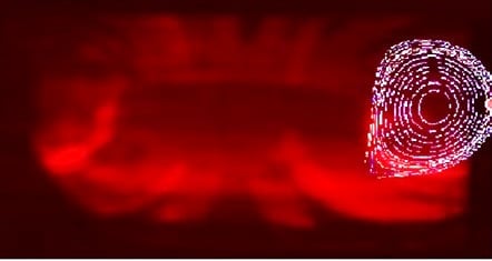 Aditya-Upgrade plasma discharge with divertor coil operation showing strike points .jpg