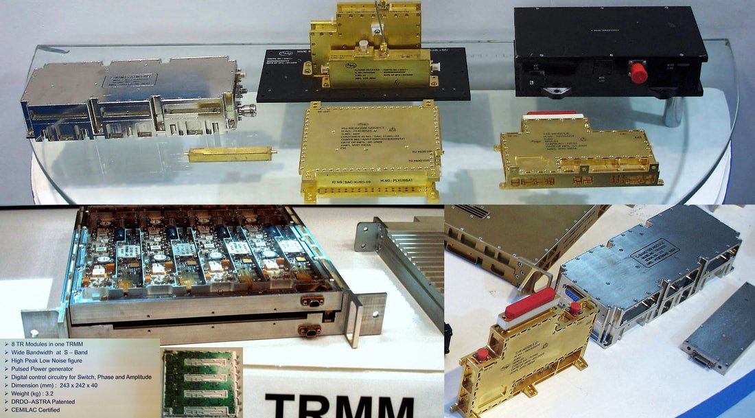 Astra Microwave-assembled drdo-designed transmit-receive multi modules (TRMM) designed for rad...jpg