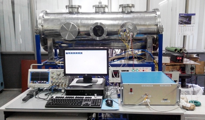 Developed experimental setup for magnetic field mapping of the hall thruster.jpg