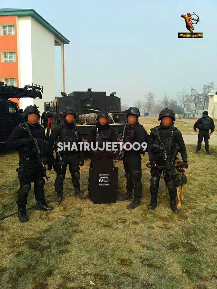 Indian Special Protection Group (SPG) Commandos armed with FNH