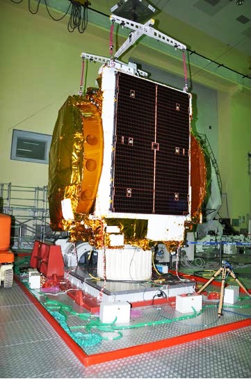 GSAT-17 Undergoing Vibration Test.jpg