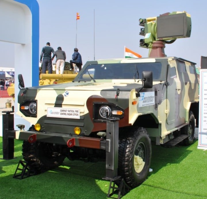 Kalyani BEL compact tactical fire control radar1.jpg