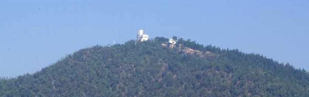 panoramic view of the Devasthal Observatory . The larger white dome.jpg