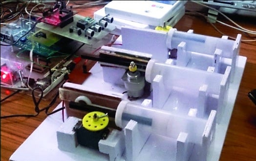 Prototype set up of actuator control  IIT Delhi glider.jpg