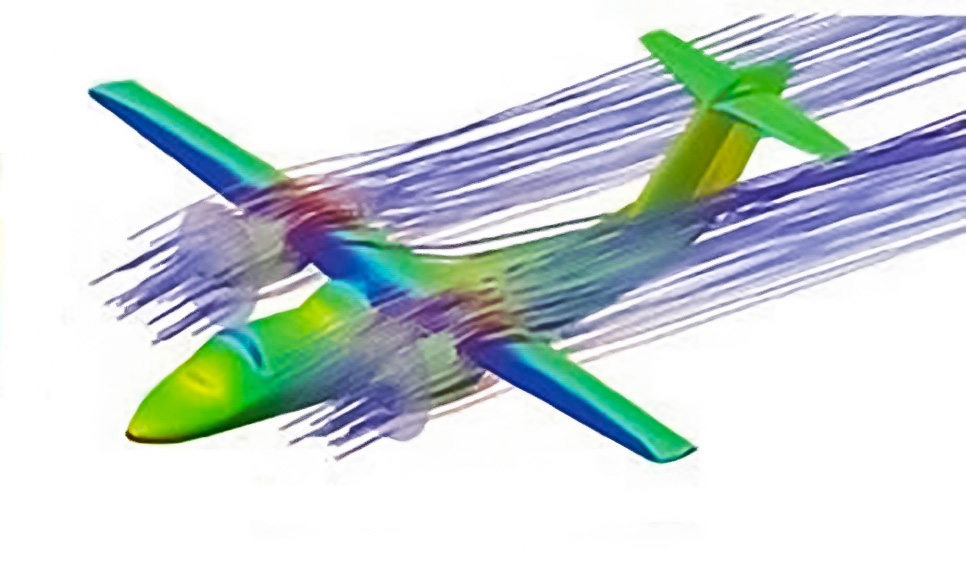 Surface pressure distribution and wake streamlines for Saras Mk-2 tractor aircraft.jpg