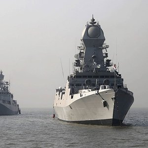 Indian Navy Kolkata Class, Talwar Class, Godavari Class Ships