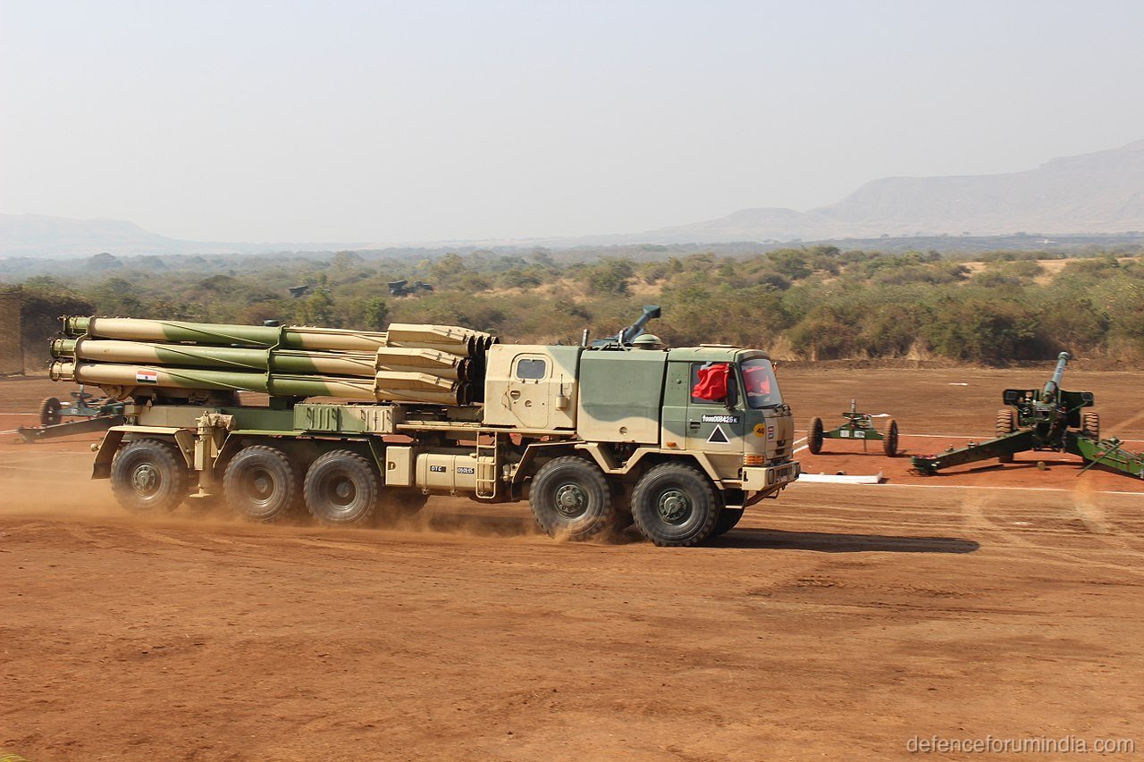 Indian Army Smerch MBRL