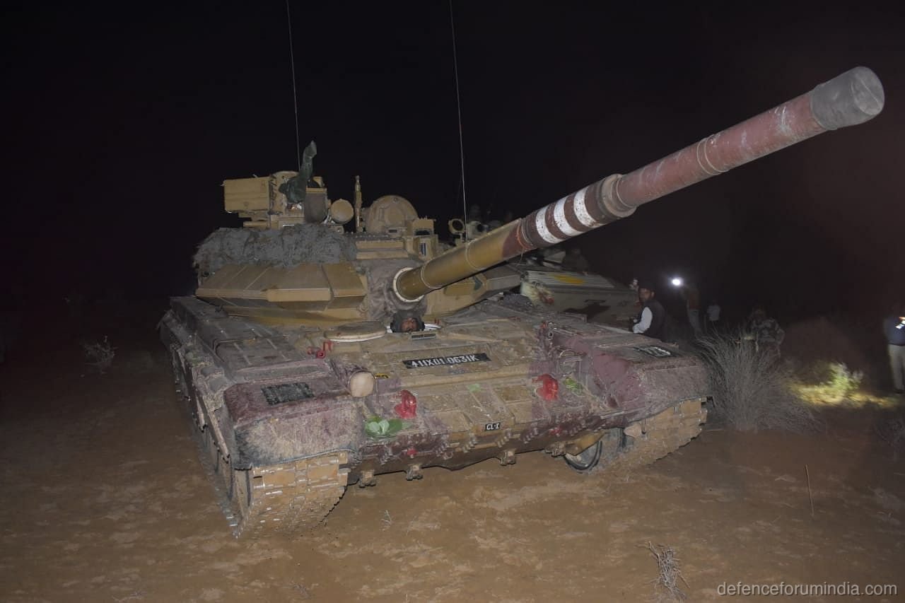 Indian Army T90s Bhishma