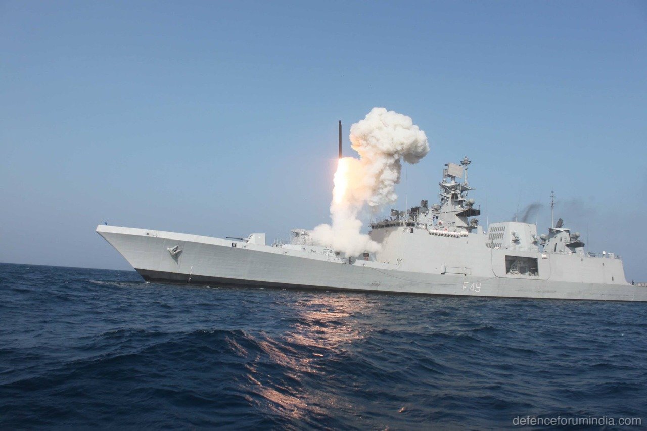 Shivalik Class Frigate Launch Klub Missile