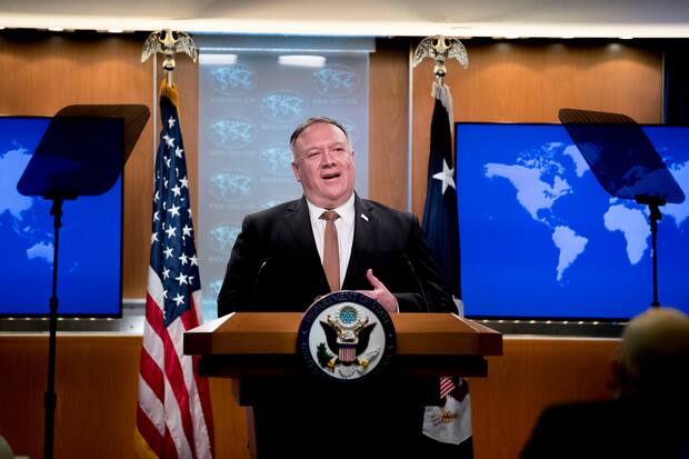 US Secretary of State Mike Pompeo says the United States will treat Beijing's pursuit of resources in the dispute-rife South China Sea to be illegal, ramping up pressure. Photo / AP