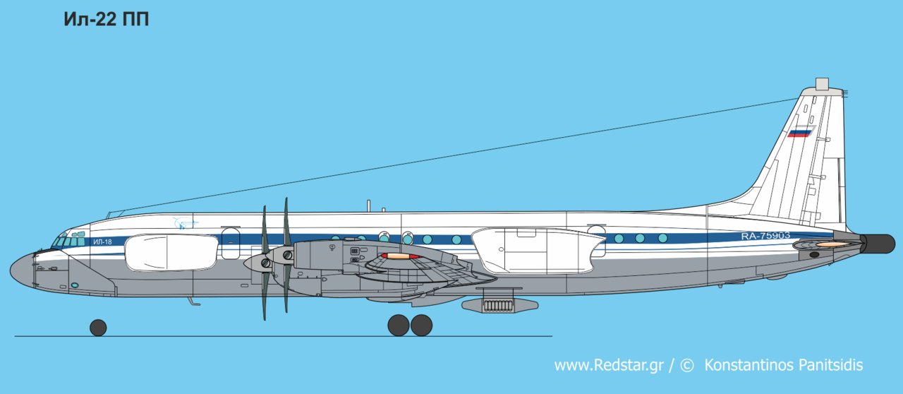 Как выглядит ил 22. Самолёт РЭБ ил 22пп Порубщик. Самолет-постановщик помех ил-22пп "Порубщик. Самолет ил-22 ПП. Порубщик ил-22.