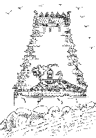 Kapali Temple gopuram (original drawing).