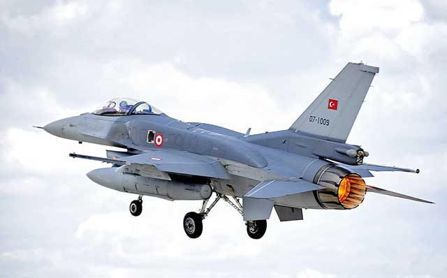 Turkish F-16 has intercepted a Russian long-range Tu-22 bombers over the Black Sea