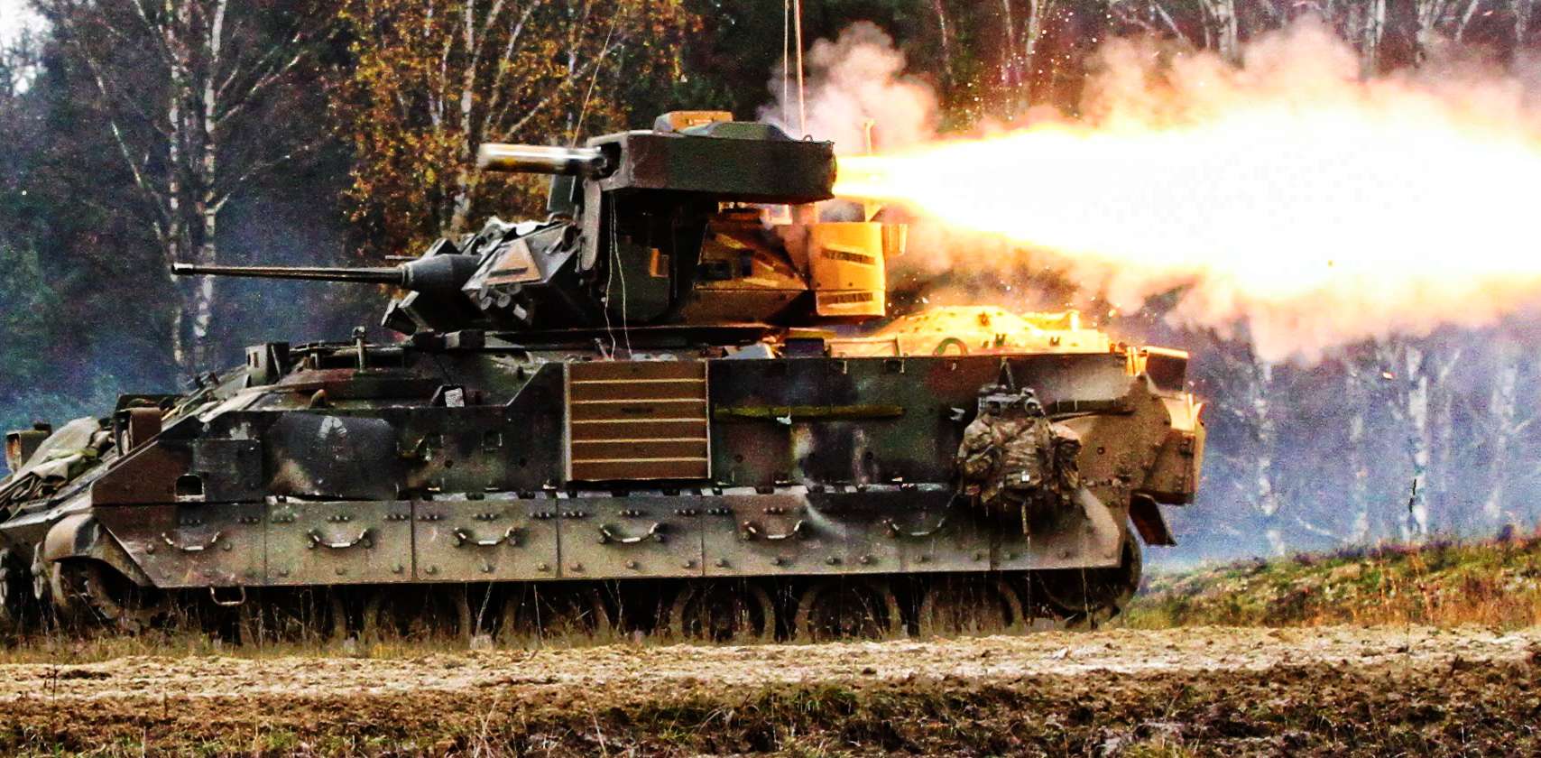 M2 Bradley firing TOW missile
