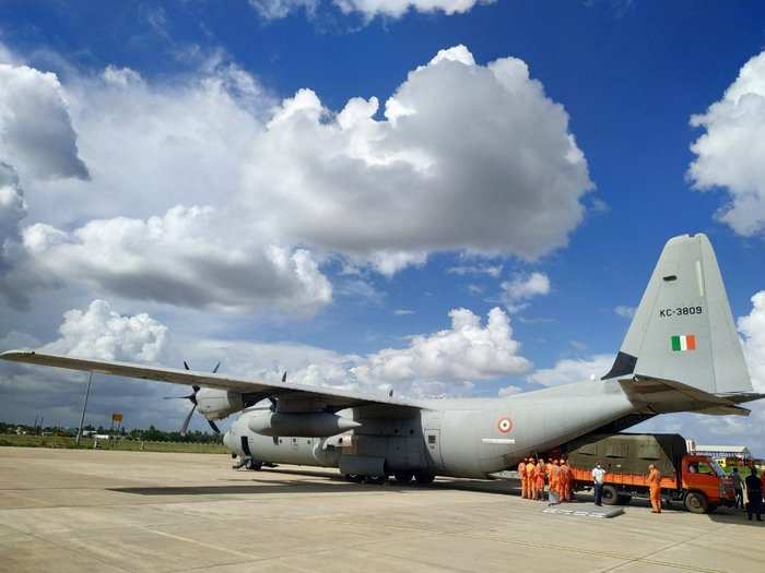 IAF deploys aircraft for mobilisation of NDRF teams from Kolkata to Ahmedabad