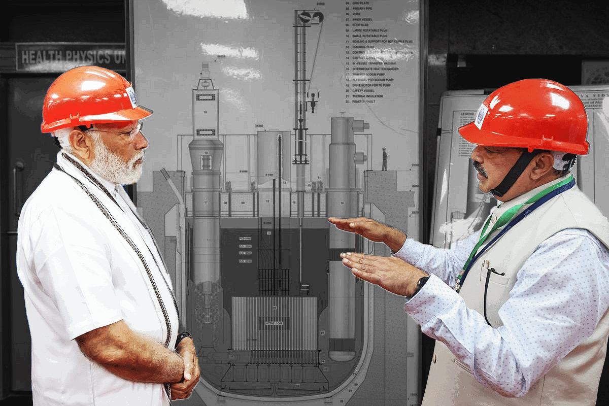 PM Modi on Monday witnessed the commencement of core loading of India's first and indigenous fast breeder reactor at Kalpakkam. 