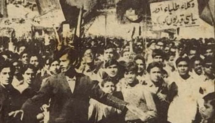 Law Students protesting in Hyderabad. Photo: Archive file